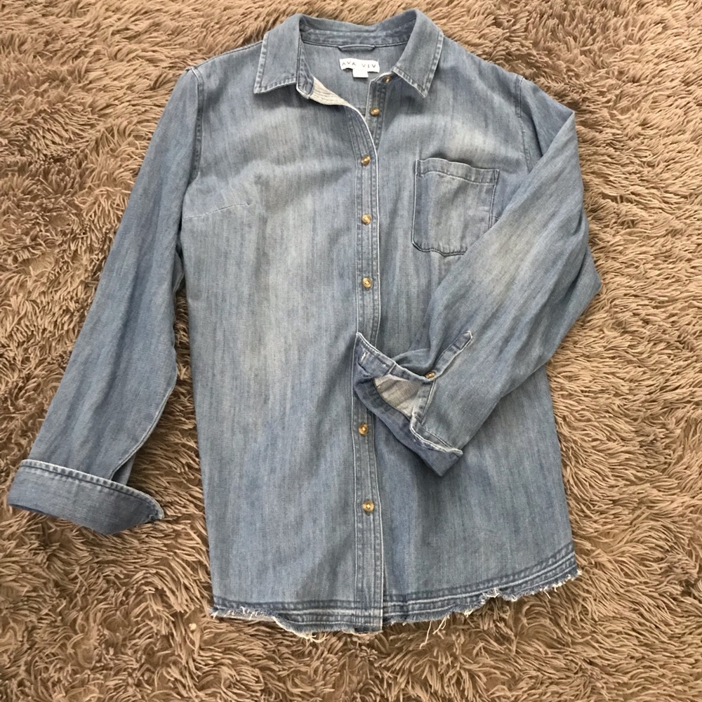 Denim Button Shirt